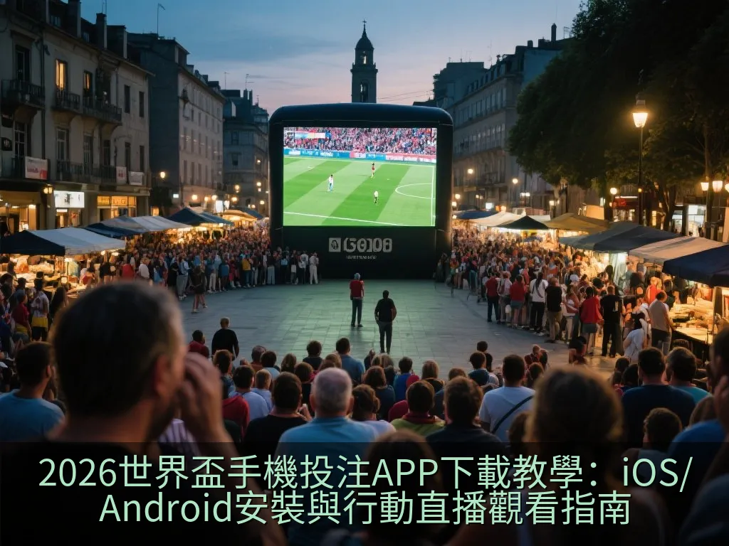 2026世界盃手機投注APP下載教學：iOS/Android安裝與行動直播觀看指南